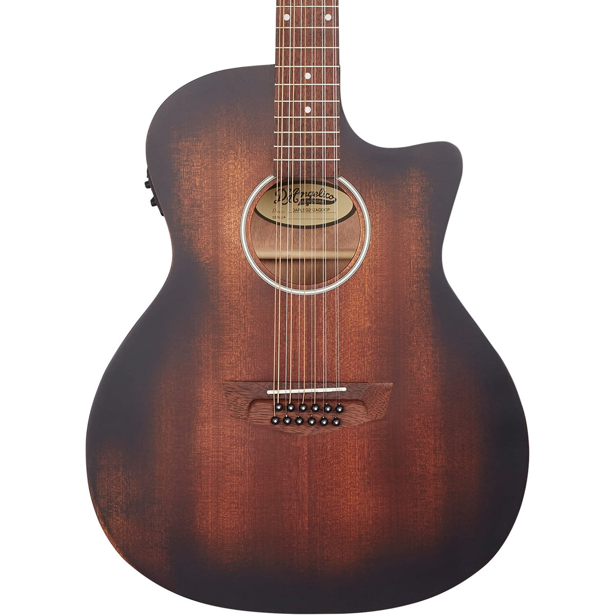 DAngelico Acoustic Electric 12 String Mahogany