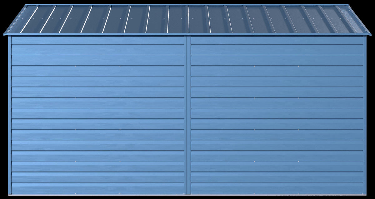 Arrow Select Steel Storage Shed, 10x14, Blue Grey