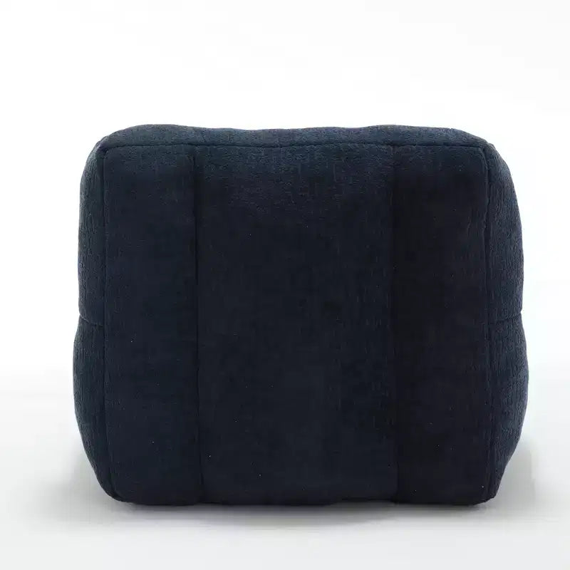 Pouf Poire Moderne en Velours Rembourré avec Repose-pieds