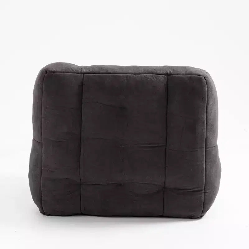 Pouf Poire Moderne en Velours Rembourré avec Repose-pieds