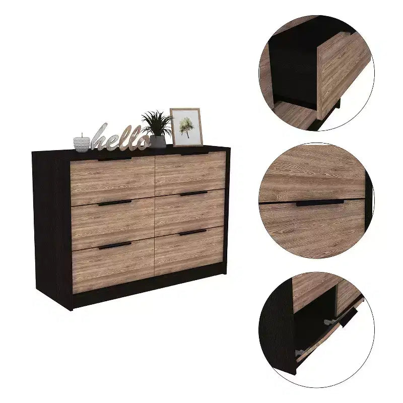 Commode à 3 tiroirs au design moderne avec pieds en épingle à cheveux en métal, armoire de rangement en bois, commode pour chambre à coucher, entrée