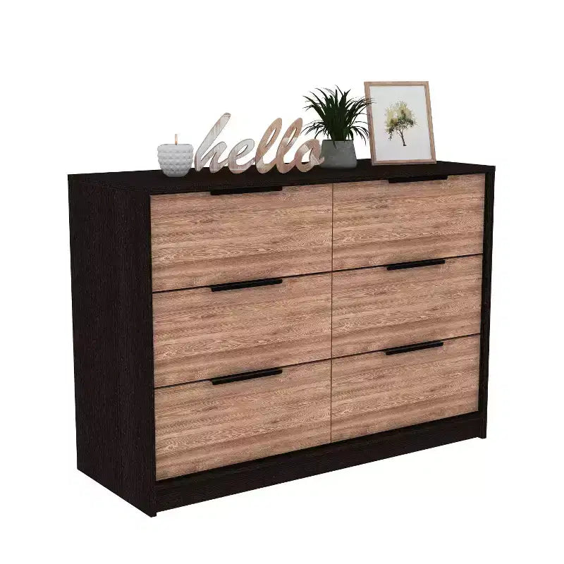 Commode à 3 tiroirs au design moderne avec pieds en épingle à cheveux en métal, armoire de rangement en bois, commode pour chambre à coucher, entrée