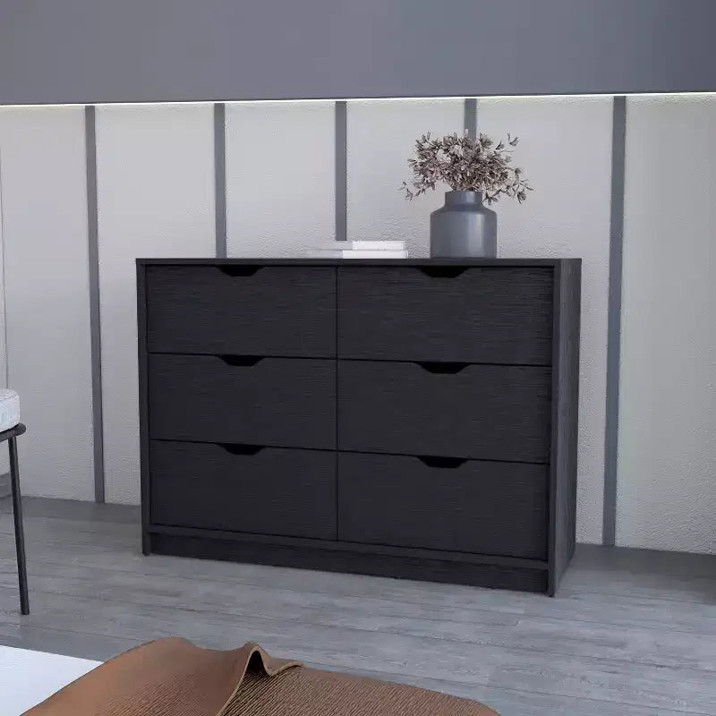 Commode à 3 tiroirs au design moderne avec pieds en épingle à cheveux en métal, armoire de rangement en bois, commode pour chambre à coucher, entrée