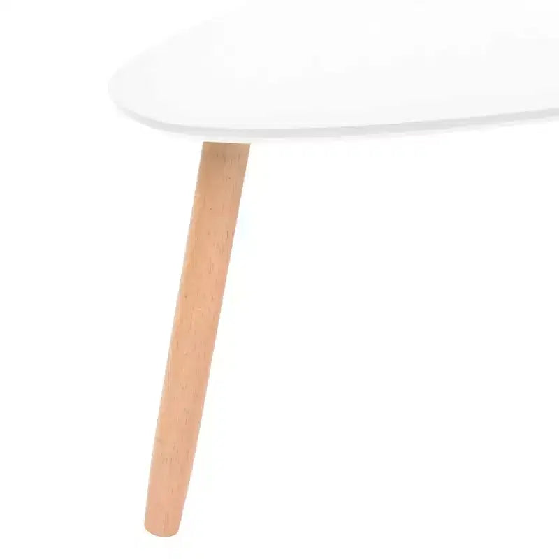 Table basse blanche En pin massif, MDF Moyennement résistant