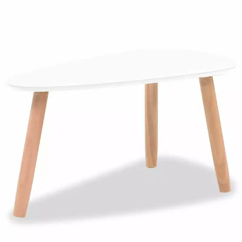 Table basse blanche En pin massif, MDF Moyennement résistant