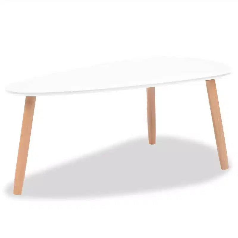 Table basse blanche En pin massif, MDF Moyennement résistant