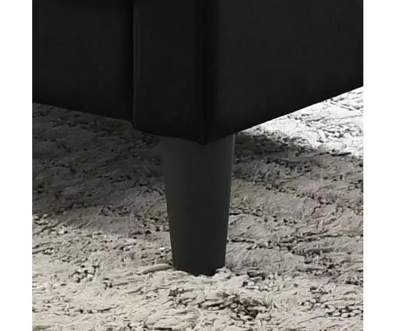 Fauteuil d'appoint en velours capitonné