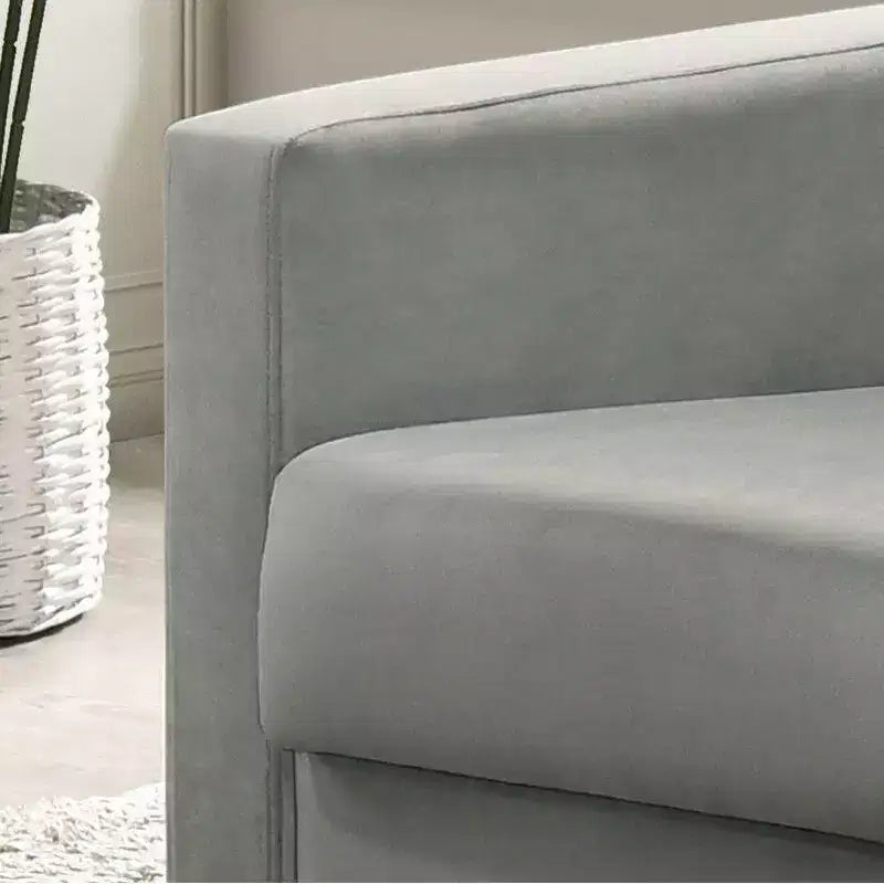 Fauteuil d'appoint en velours capitonné