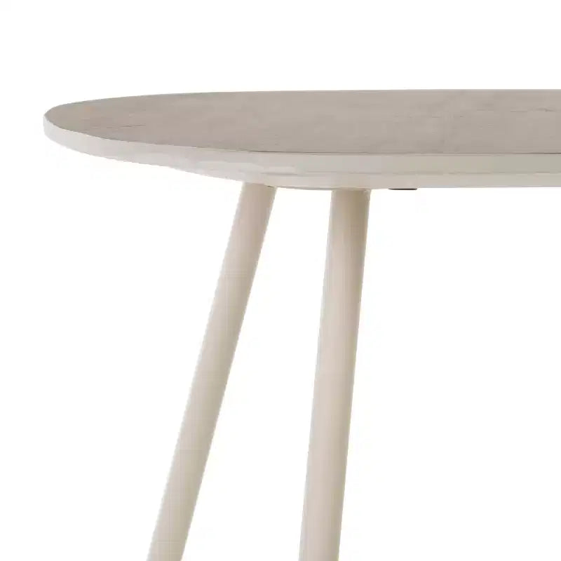 Table d'appoint en céramique Beige Céramique/Beige