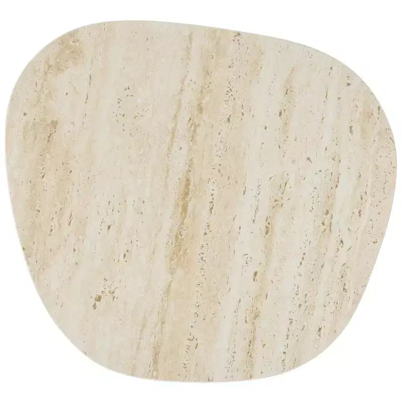 Table d'appoint en céramique Beige Céramique/Beige