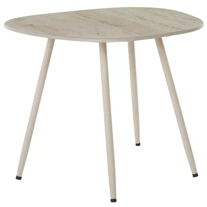 Table d'appoint en céramique Beige Céramique/Beige