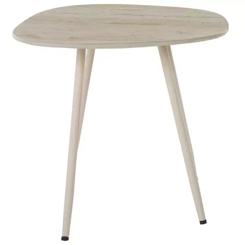 Table d'appoint en céramique Beige Céramique/Beige