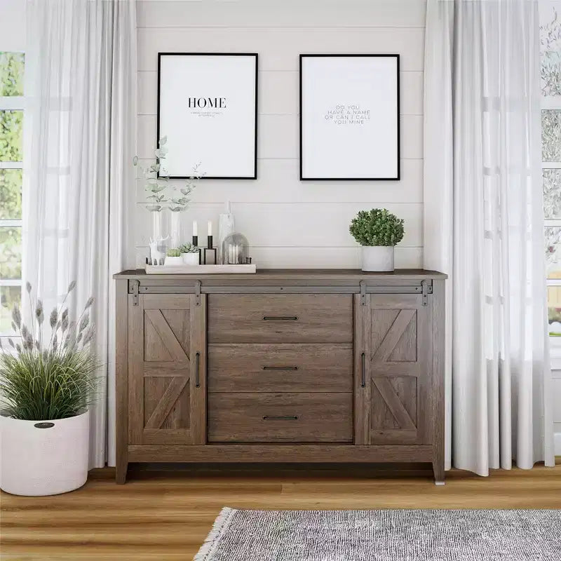 Commode 3 tiroirs/2 portes Farmhouse