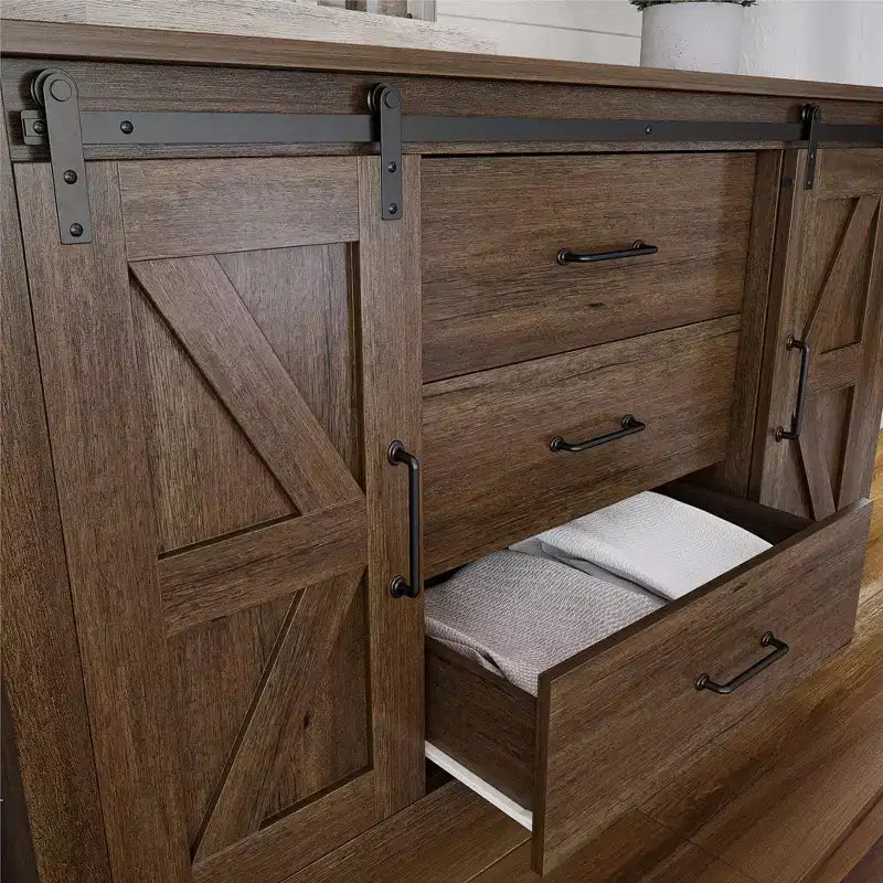 Commode 3 tiroirs/2 portes Farmhouse