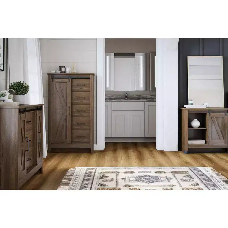 Commode 3 tiroirs/2 portes Farmhouse