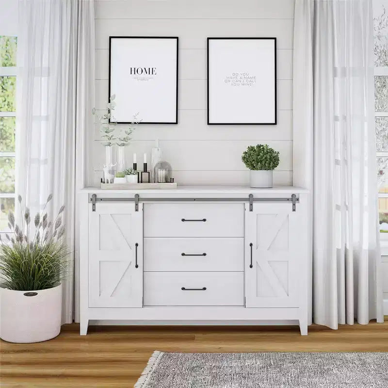 Commode 3 tiroirs/2 portes Farmhouse