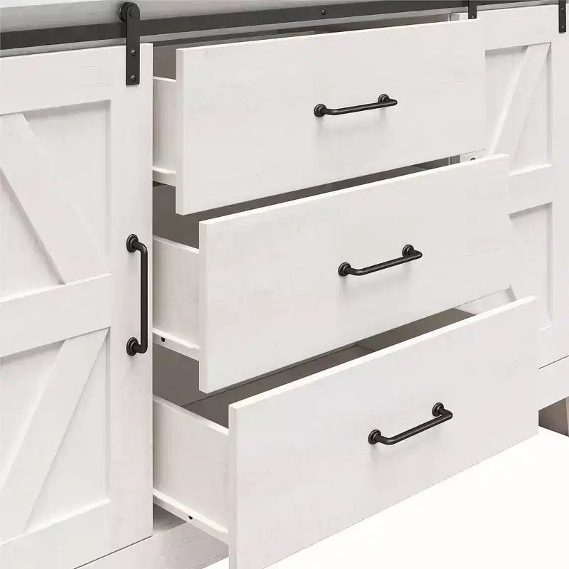 Commode 3 tiroirs/2 portes Farmhouse