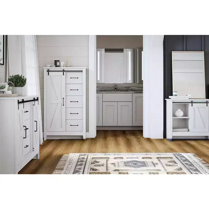 Commode 3 tiroirs/2 portes Farmhouse