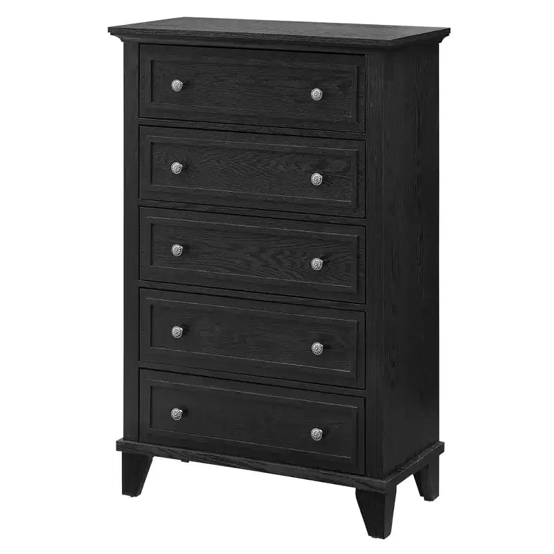 5 Drawers Dresser for Bedroom, 48 Tall Dressers &amp; Chests of Drawers with Storage, Large Drawer Farmhouse Dresser for Closet