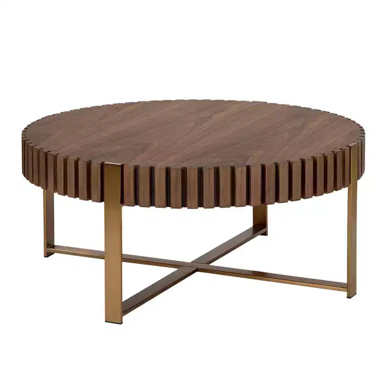 Table basse ronde moderne en bois fabriquée à la main, 80 cm de long avec piédestal robuste, table d'appoint peu encombrante pour petit salon ou bureau