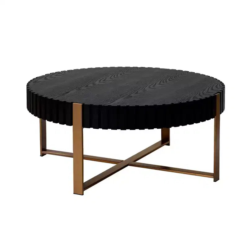 Table basse ronde moderne en bois fabriquée à la main, 80 cm de long avec piédestal robuste, table d'appoint peu encombrante pour petit salon ou bureau