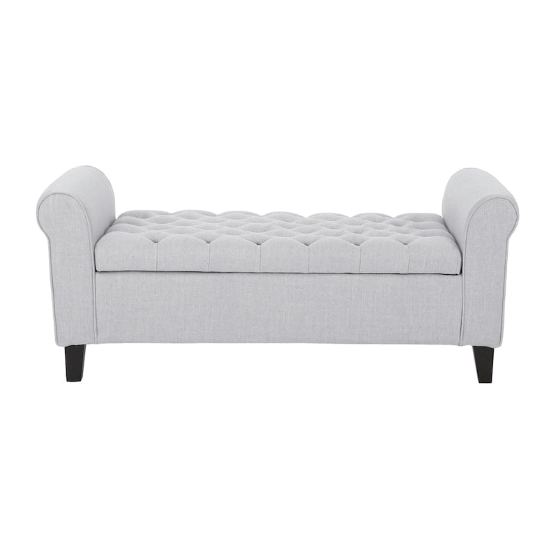 Hayes Armed Storage Bench