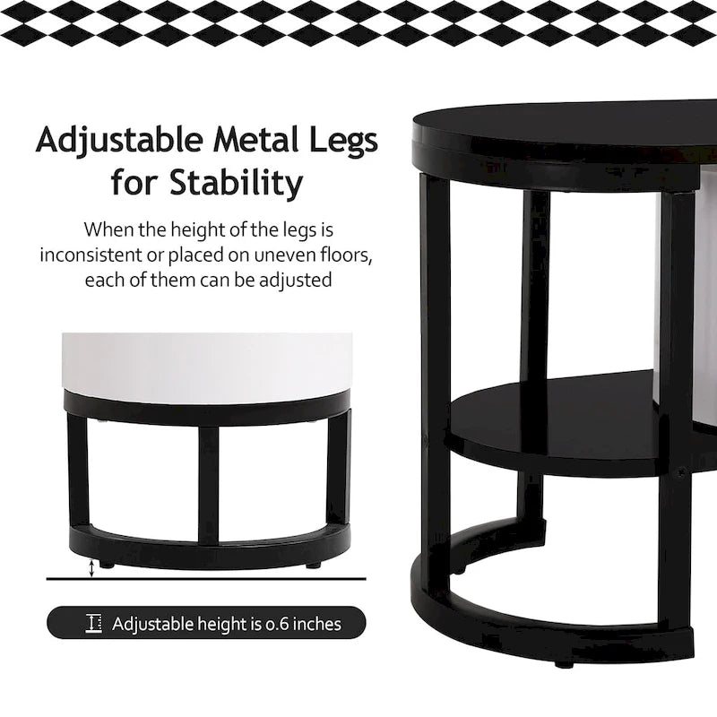 67.7-76.4Extendable TV Stand for TVs up to 75 Inches,Entertainment Center Media Console with 3 Drawers,Metal Adjustable Legs