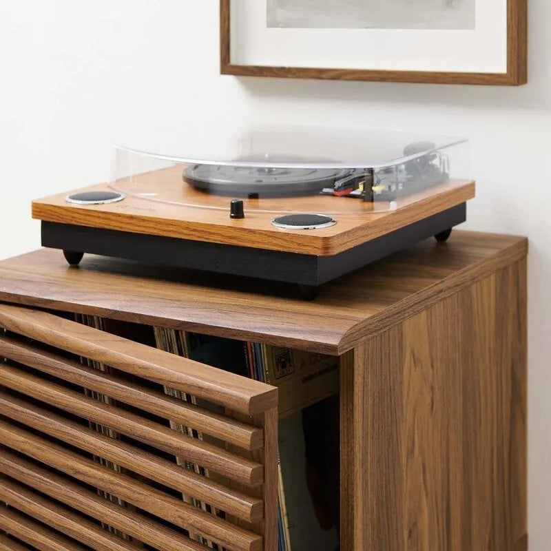 19 Vinyl Record Display Stand - 18.5L x 17.5W x 22H