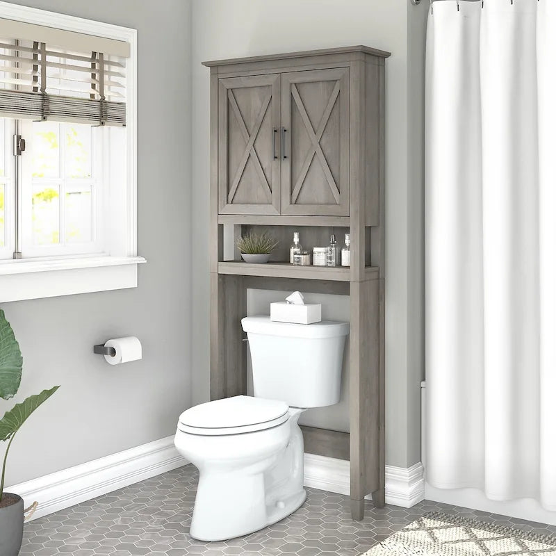 Key West Over The Toilet Storage Cabinet by Bush Furniture