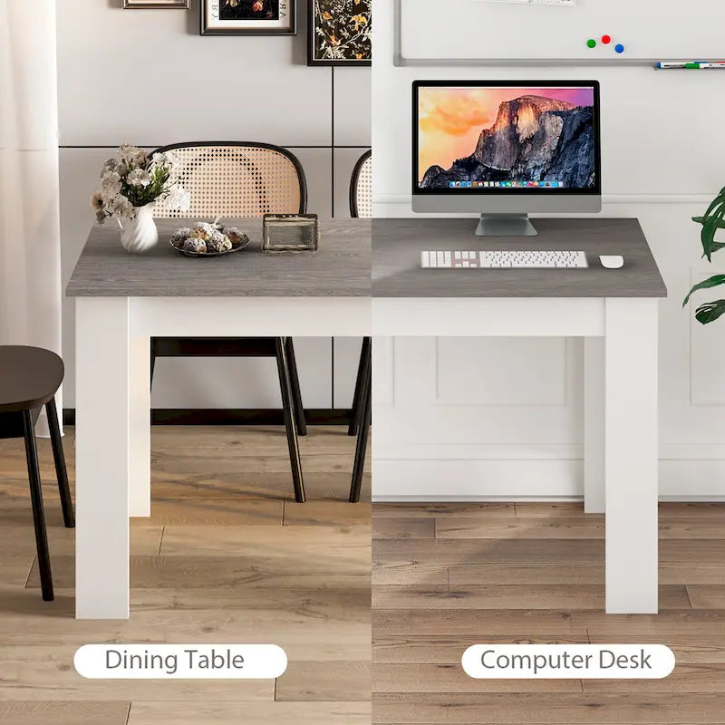 Costway Dining Table 47 Inch Kitchen Dining Table Rectangular for