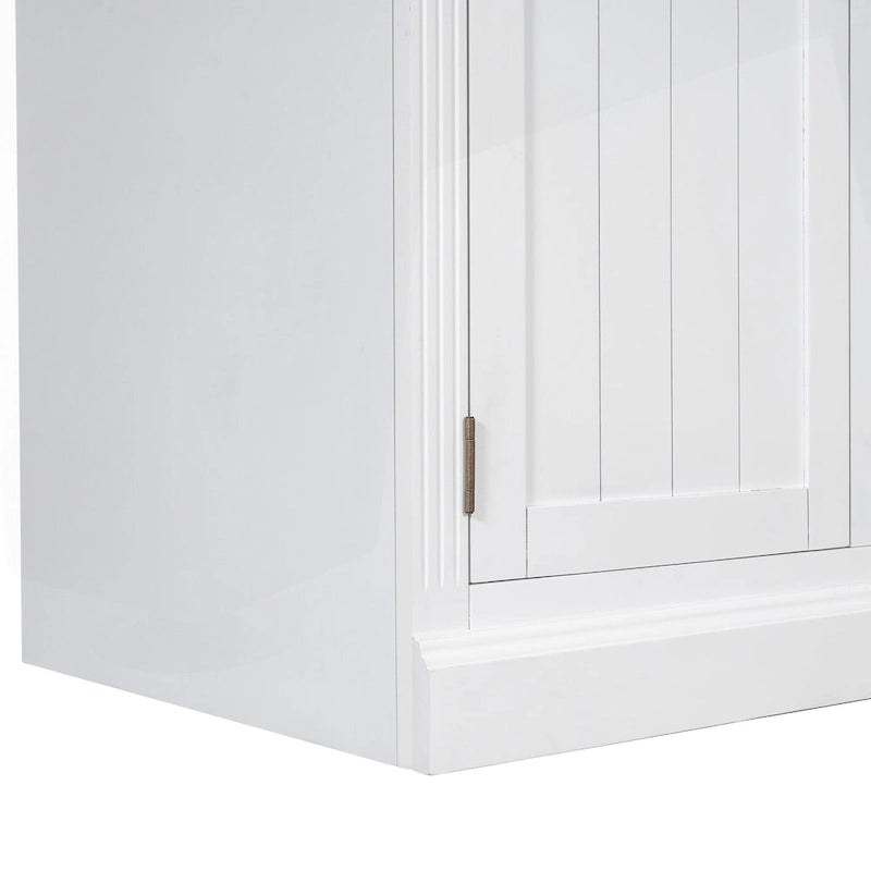 Versatile Tall Bookshelf with LED Lighting and Multiple Storage Options for Home