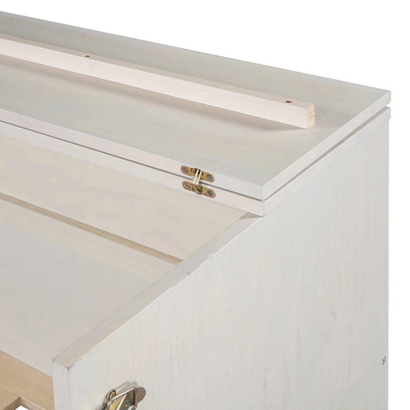 Full Size Modern Murphy Bed with Versatile Storage Drawers & USB
