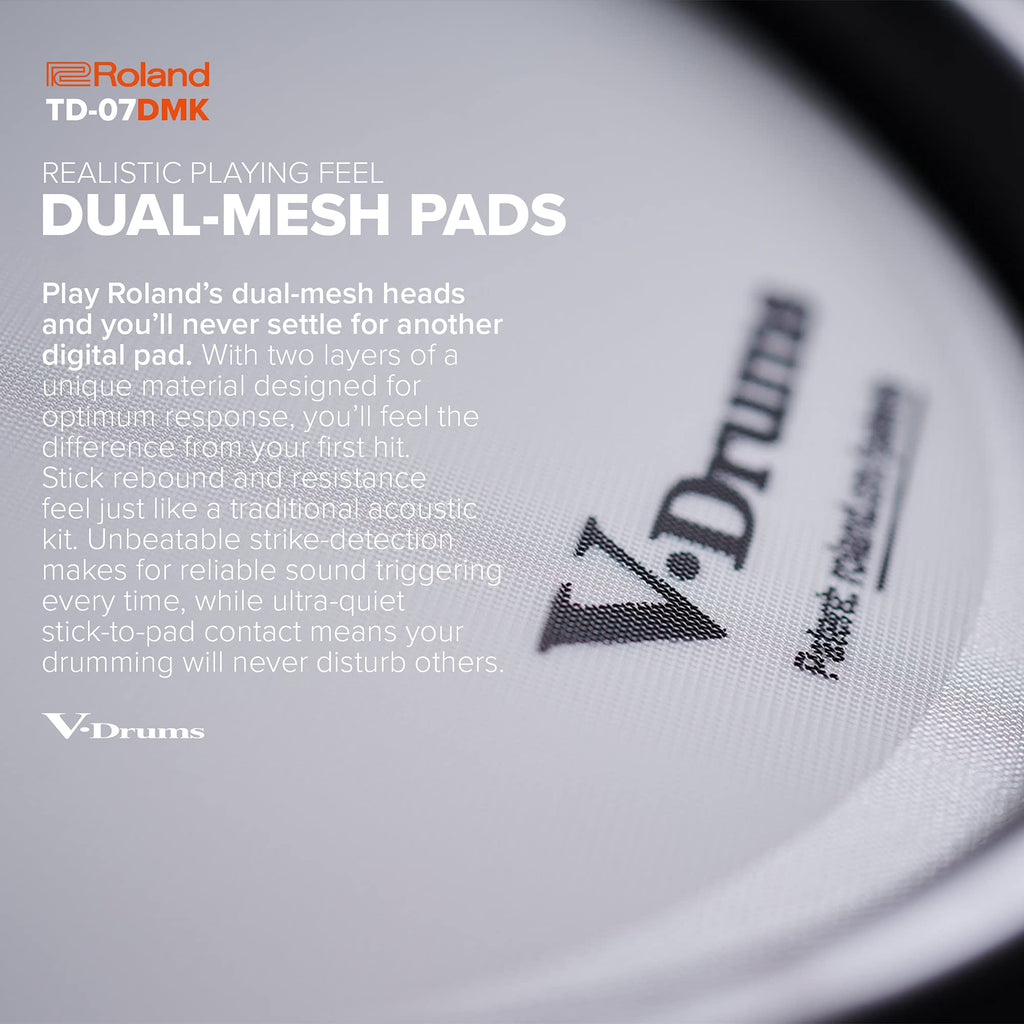 Roland TD 07DMK Electronic Double Ply playability