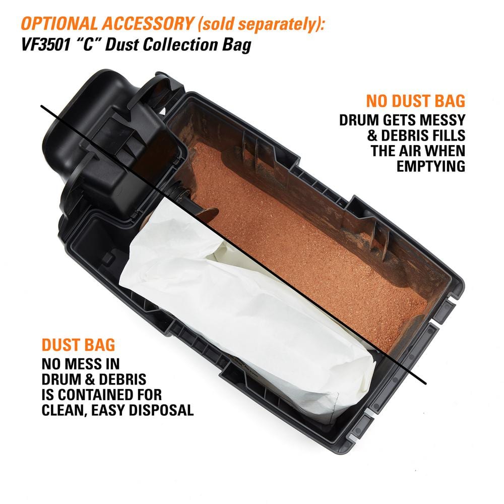 3 Gal. 18-Volt Cordless Handheld NXT Wet/Dry Vacuum with Battery, Charger, Fine Dust Filter, Hose and Accessories HD0320