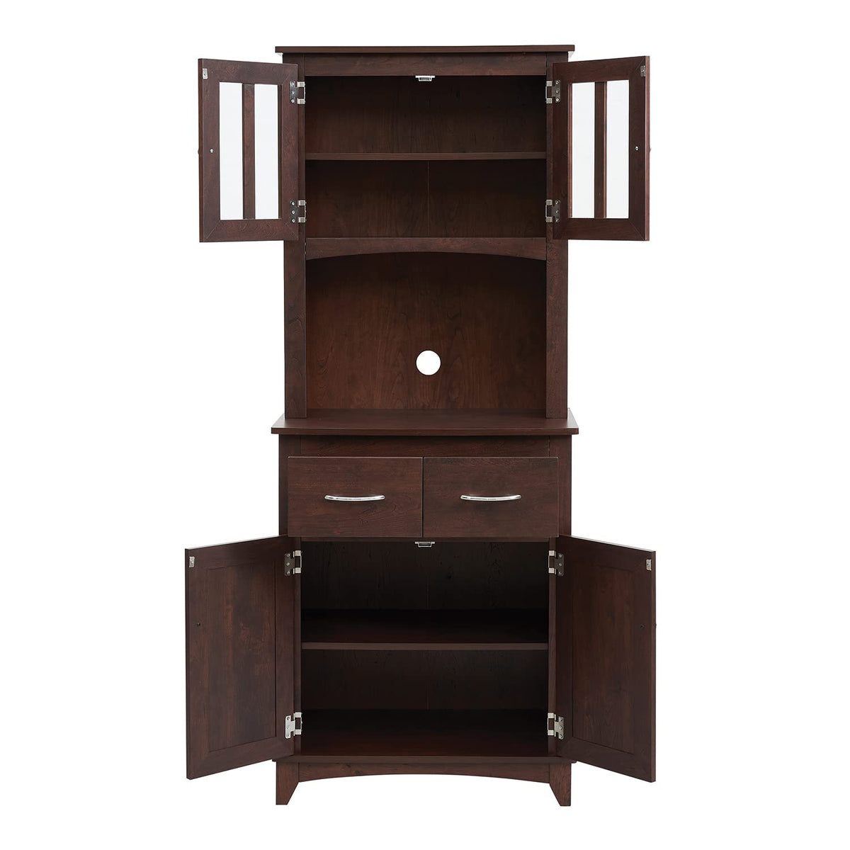 Home Source Microwave Stand Espresso