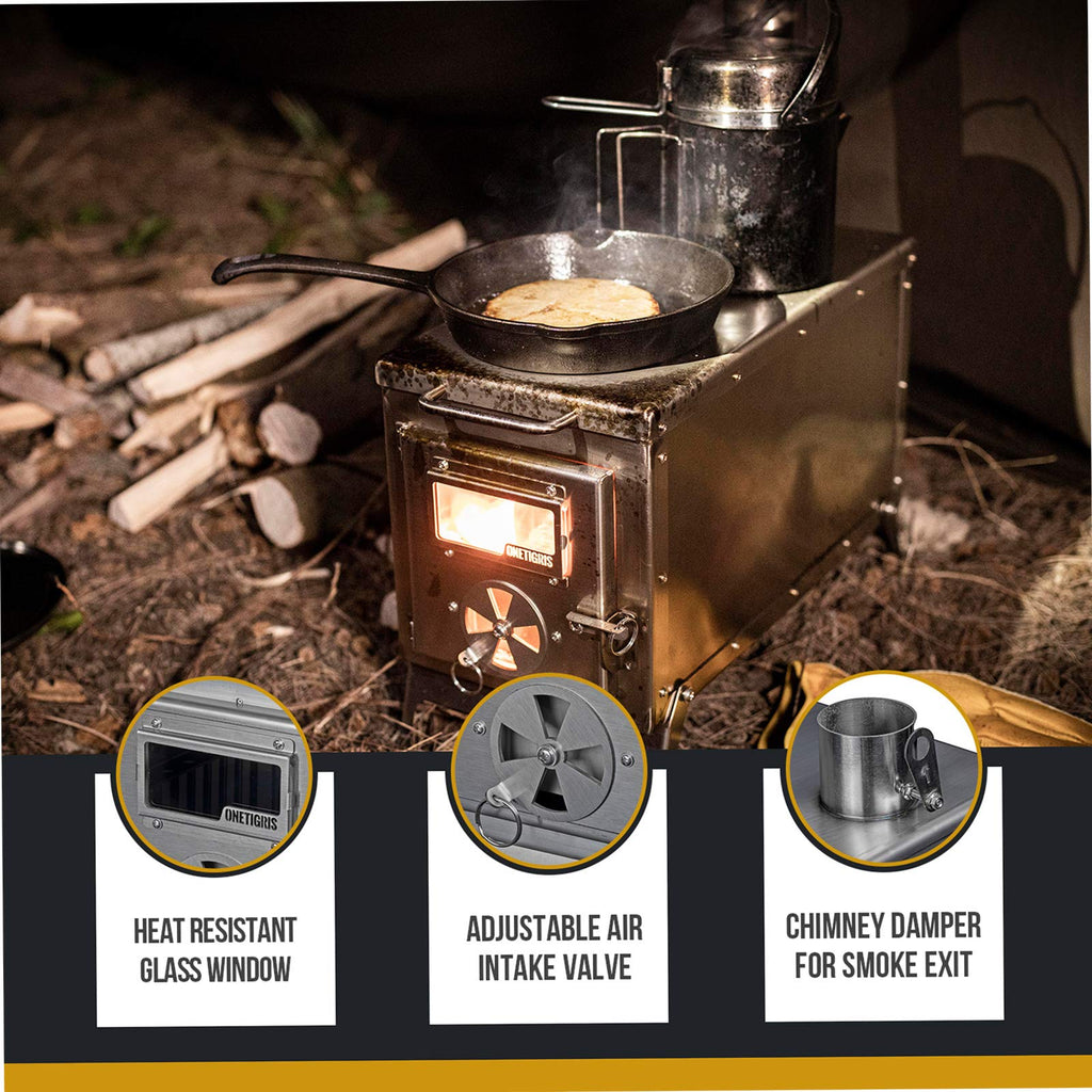 OneTigris Portable Burning Camping Included