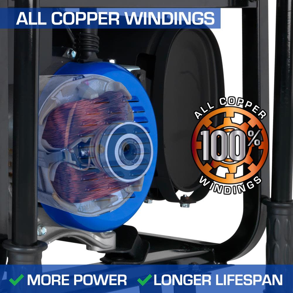 12000-Watt Gas Powered Portable Generator