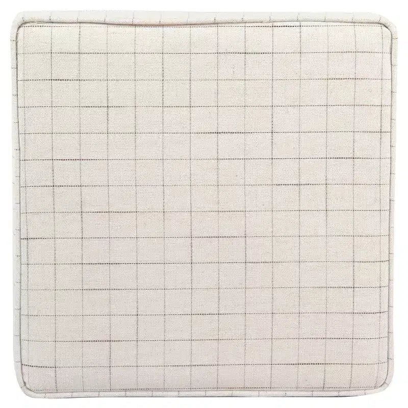 Pouf de rangement carré avec couvercle amovible