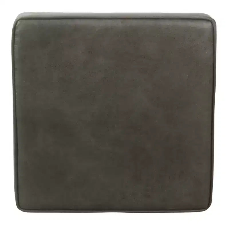 Pouf de rangement carré avec couvercle amovible