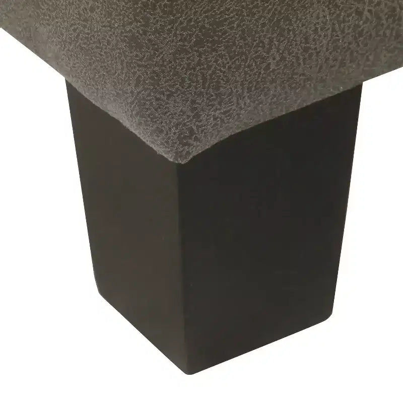 Pouf de rangement carré avec couvercle amovible
