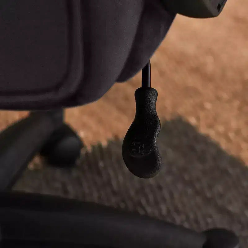 Chaise de bureau ergonomique | Hauteur réglable, coussin en microfibre, roulettes à 360°