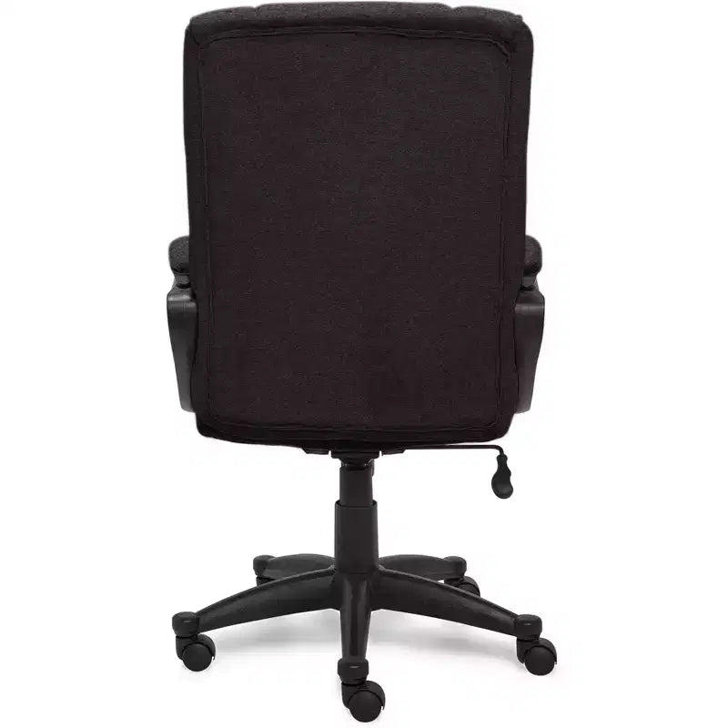 Chaise de bureau ergonomique | Hauteur réglable, coussin en microfibre, roulettes à 360°