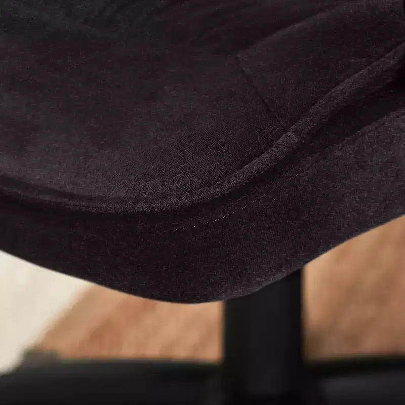 Chaise de bureau ergonomique | Hauteur réglable, coussin en microfibre, roulettes à 360°
