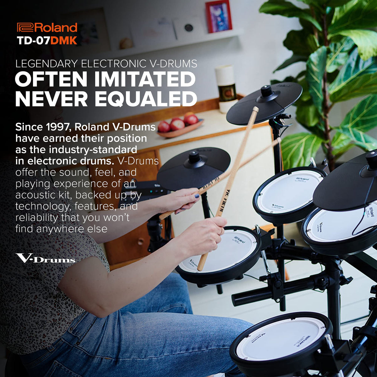 Roland TD 07DMK Electronic Double Ply playability