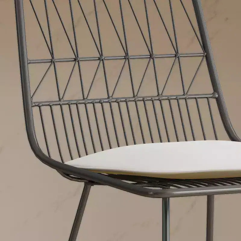 Tabourets de bar hauteur comptoir en fer modernes