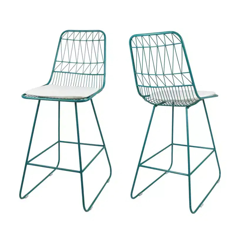 Tabourets de bar hauteur comptoir en fer modernes