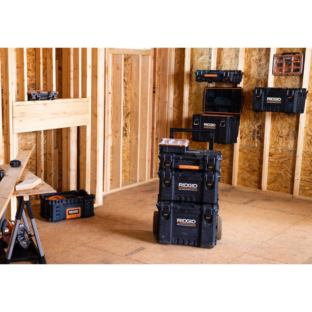 2.0 Pro 22 in. Gear System Rolling Tool Box and Tool Box and Tool Case 254065-254067-254069