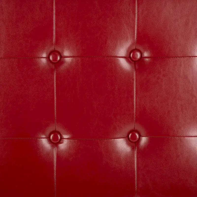 SAFAVIEH Lissa Red Manhattan Storage Bench - 30 x 18 x 17 - 30Wx18Dx17H