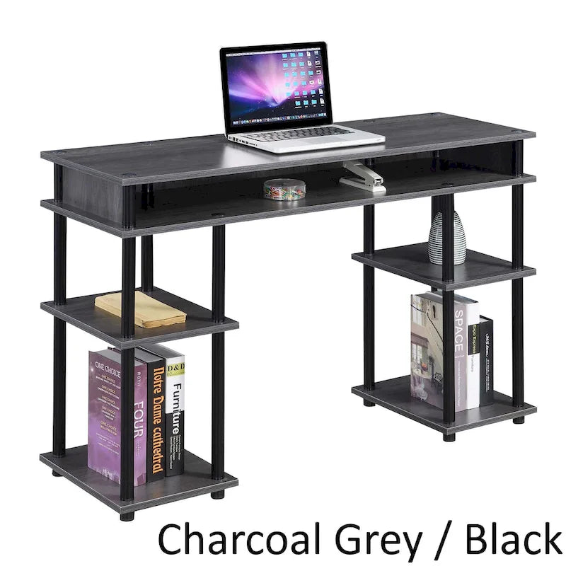 Convenience Concepts Designs2Go No Tools Student Desk with Shelves