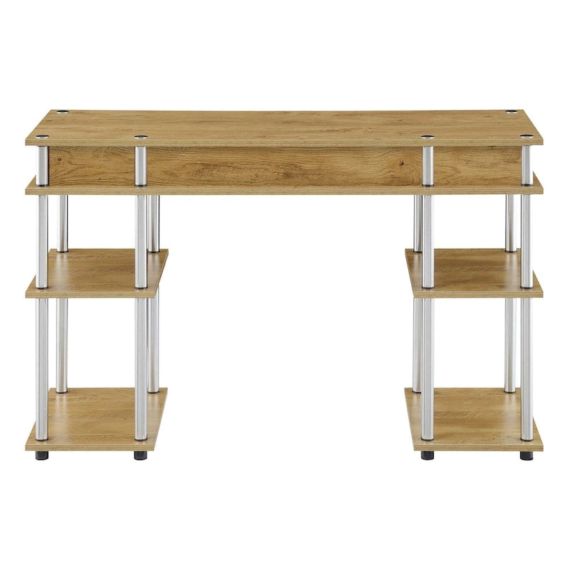 Convenience Concepts Designs2Go No Tools Student Desk with Shelves